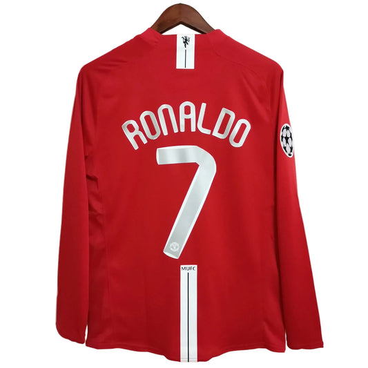 Manchester United Local 2008 Manga Larga – Ronaldo 7