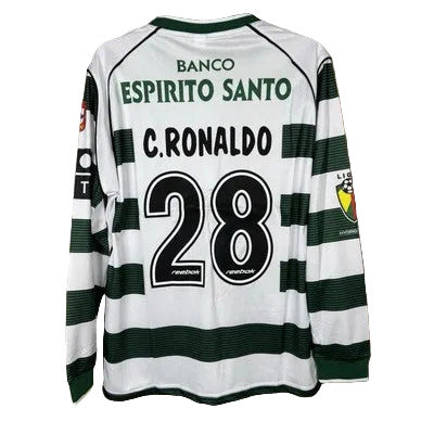 Sporting Lisboa Local 02/03 Manga Larga - C. Ronaldo 28