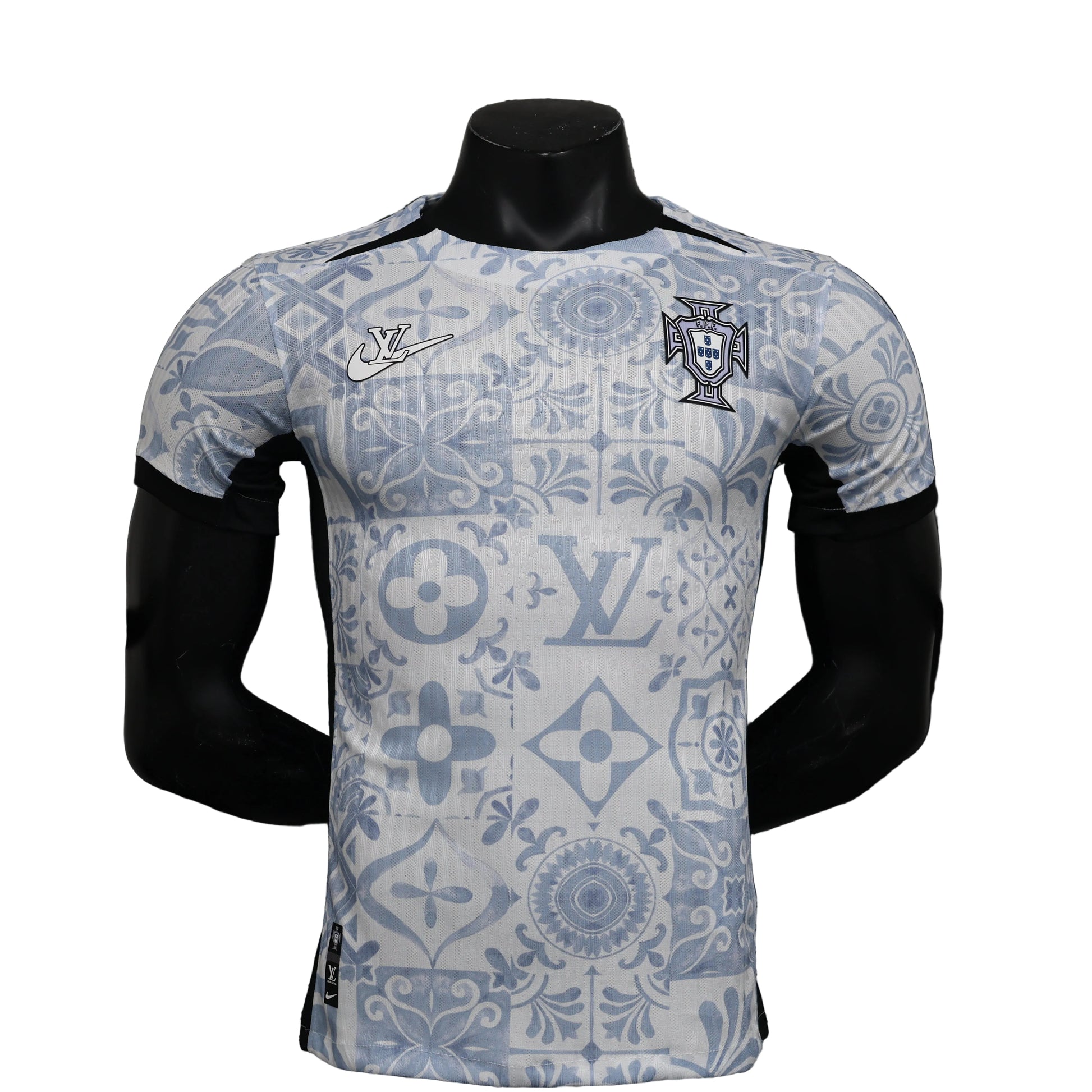 Camiseta Portugal edición especial 2024/25 diseño conceptual estilo lujo vista frontal
