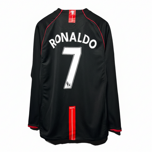 Manchester United Visita 07/08 Manga Larga – Ronaldo 7